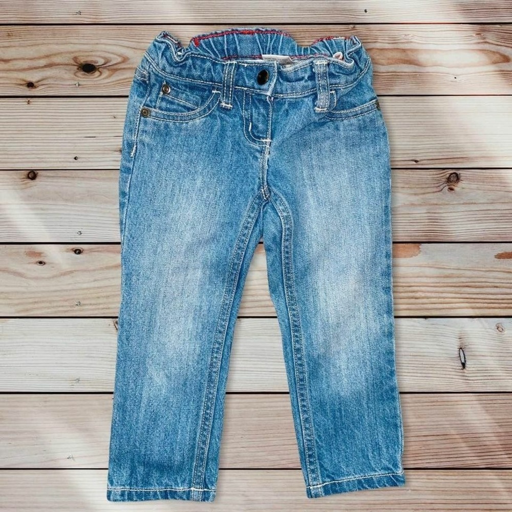 D1 Hanna Andersson Jeans Baby Infant Size 90 Straight Toddler